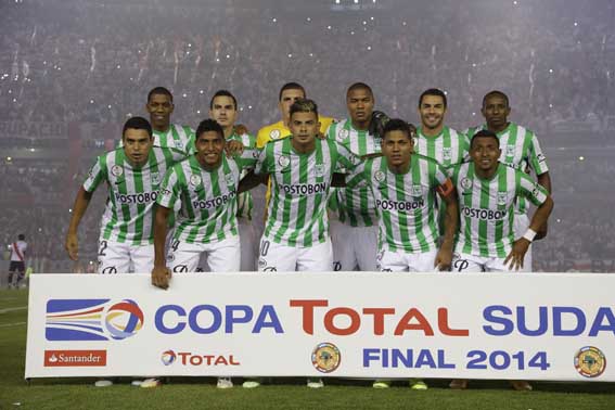 Atlético Nacional, finalista de la Copa Sudamericana 2014.