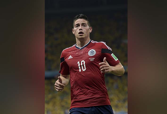 James Rodríguez, se encuentra en la lista de los 30 preseleccionados de Colombia, para disputar la Copa América.  