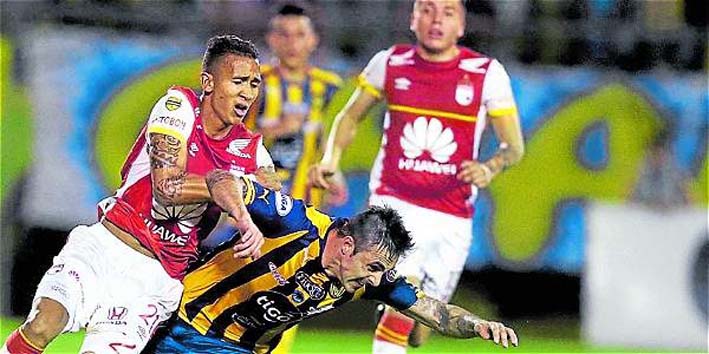 Santa Fe y Sportivo Luqueño se enfrentarán hoy en Bogotá, en el juego de vuelta de la Copa Suramericana.