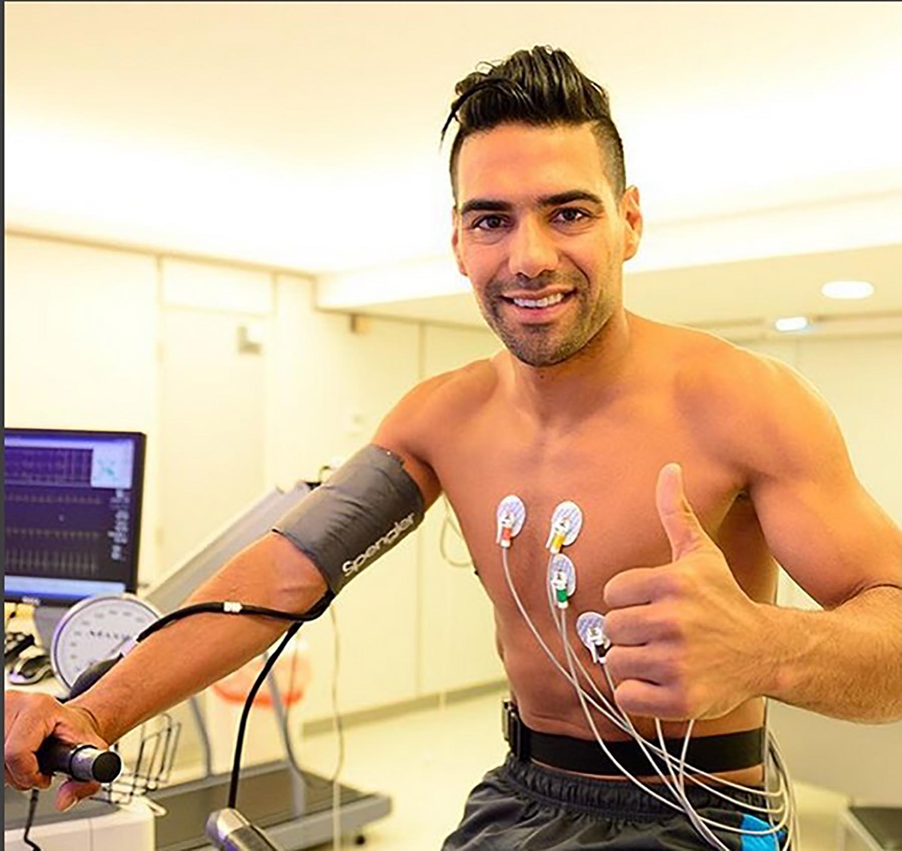 La cuenta oficial de Instagram del AS Mónaco registró el examen médico del ‘Tigre’.