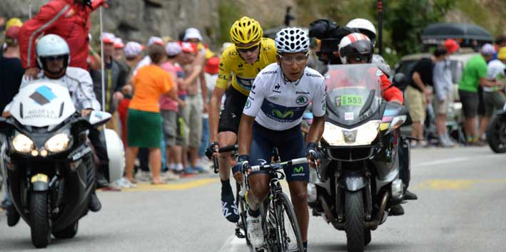 Chris Froome en el Tour de Francia, que comienza el sábado en el Mont-Saint-Michel, declaró el británico, que defenderá el título que logró el año pasado.