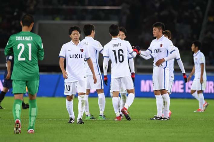 El equipo japonés venció 2-1 al Auckland City y avanzó a los cuartos de final del torneo.