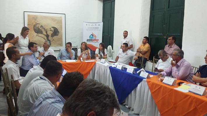 En la Casa Bolivariana, ubicada en el Centro Histórico, se realizó ayer  una rueda de prensa con el comité de los Juegos Bolivarianos.