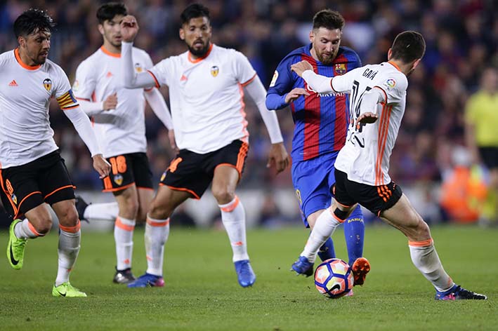El argentino Lionel Messi fue fundamental en la remontada 'culé': marcó dos goles.