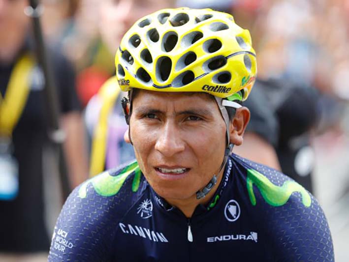 Nairo Quinatana, ciclista de Movistar.