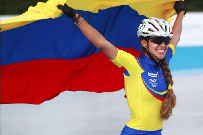 Fabriana Arias se coronó sub-campeona en los 500 metros de velocidad.