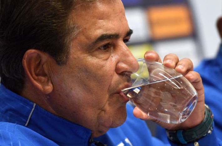 Jorge Luis Pinto, técnico de la selección de Honduras