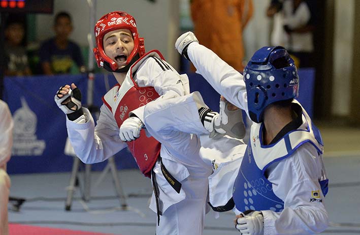 El taekwondo, se despide con una majestuosa ceremonia. Esta disciplina entregó en total 10 medallas al país una de ella significó el record de Colombia en la tabla de medallería.