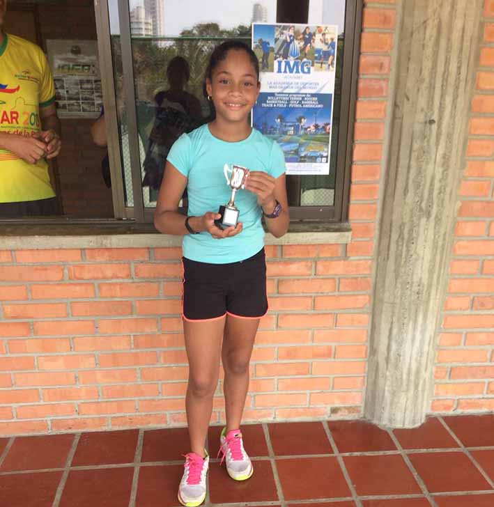María Gabriela Camargo se quedó con el segundo puesto del nacional de tenis en Cartagena.