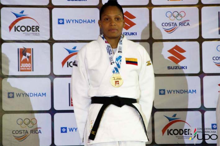 Yuri Alvear se consagró campeona panamericana de judo.