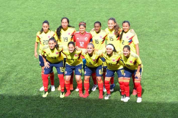 La Selección Femenina de Costa Rica venció por la mínima diferencia (1-0) a Colombia en un abarrotado Estadio Moderno Julio Torres. Foto:Cortesía 
