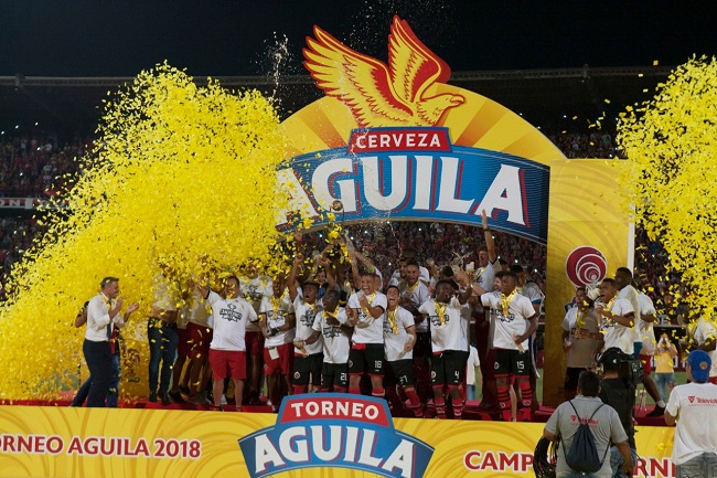La celebración del equipo cucuteño, merecido campeón del Torneo de la B en el 2018.