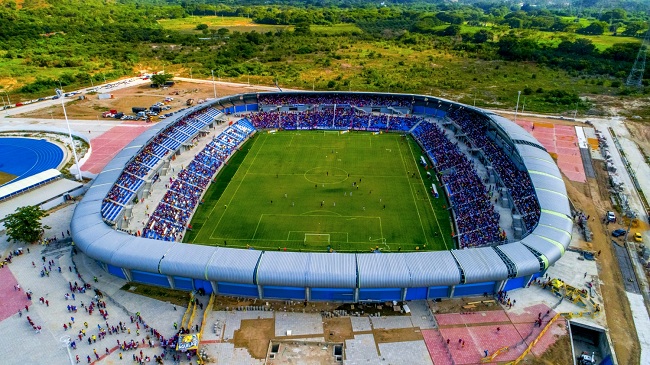 El estadio Sierra Nevada de la ciudad de Santa Marta esperara a los 16.500 espectadores el día sábado.