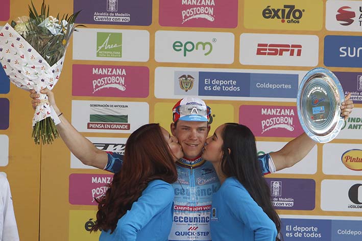 Bob Jungels asumió el liderato del Tour Colombia 2.1