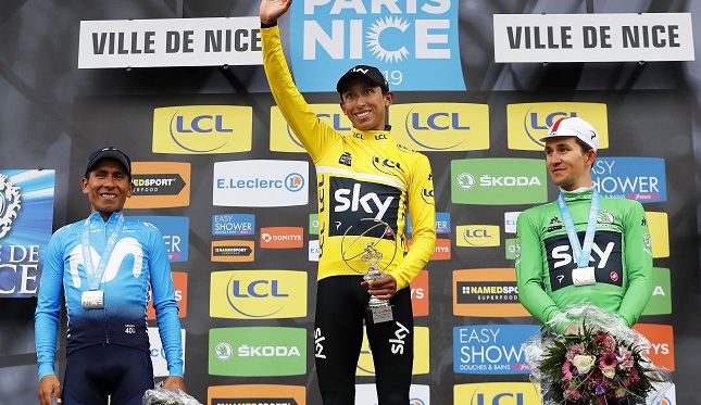 El cundinamarqués le ganó a su compatriota Nairo Quintana.
