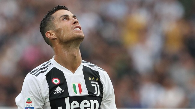 Cristiano Ronaldo, jugador de la Juventus de Italia.