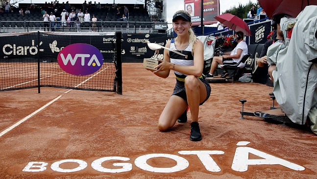 El torneo de Bogotá repartió una bolsa de premios de 250.000 dólares y completó 27 ediciones ininterrumpidas como profesional, 22 de ellas adscrito al circuito de la WTA.