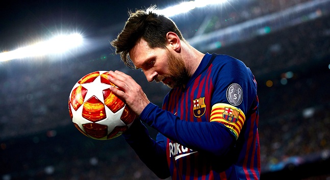 Messi es el actual goleador de la Liga de Campeones con diez anotaciones.