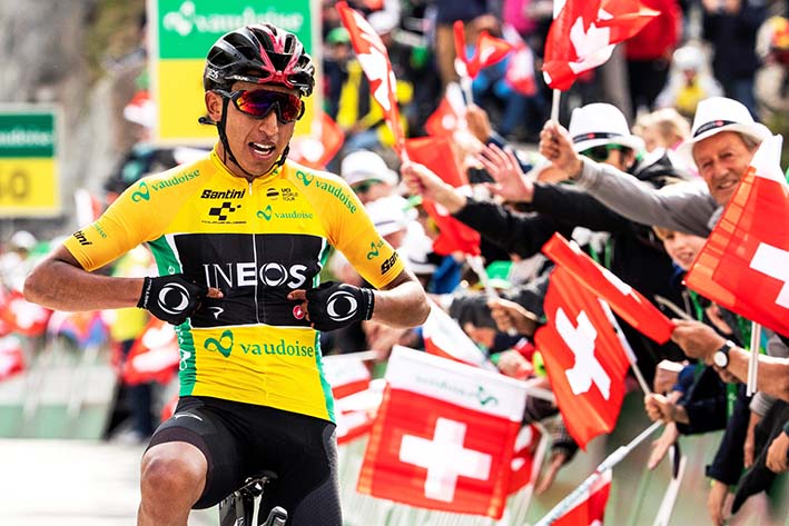 El colombiano Egan Bernal se quedó con la Vuelta a Suiza, logrando su segundo título de la temporada.