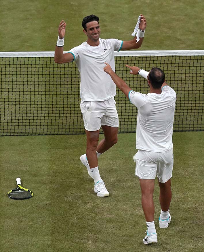 Juan Sebastián Cabal y Robert Farah, campeones en Wimbledon.