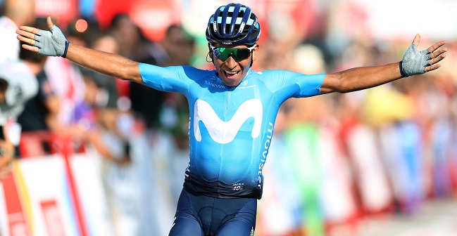 El ciclista colombiano Nairo Quintana conquistó la segunda etapa de la Vuelta a España.
