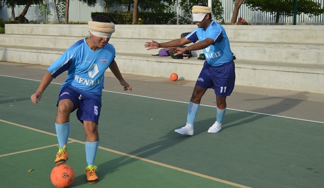 Fútbol cinco para ciegos, el deporte donde la pasión y el talento le ganan a la discapacidad visual a la hora de prácticarlo.
