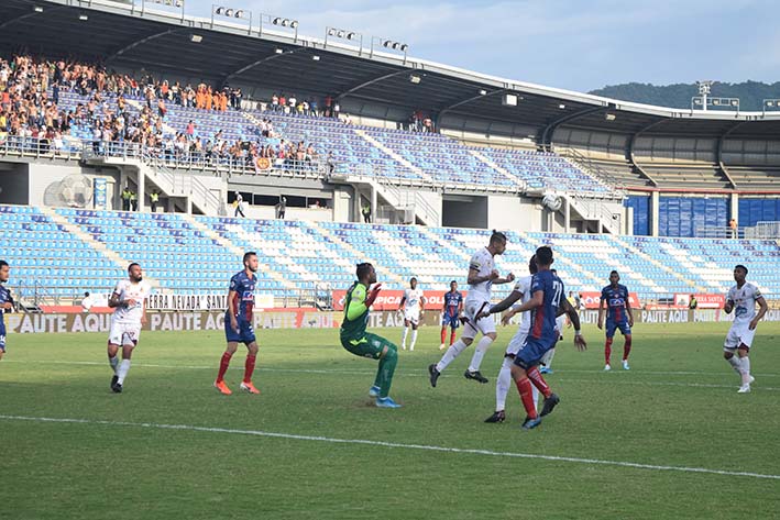 El equipo samario fue ampliamente superado durante todo el partido por Tolima.