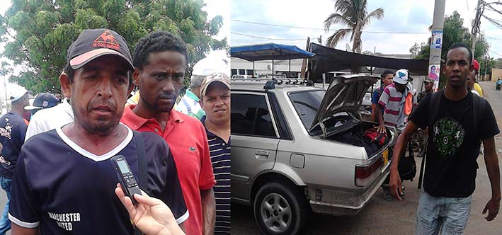 Deportados de Venezuela, colombianos que dicen haber sido robados por autoridades del vecino país.