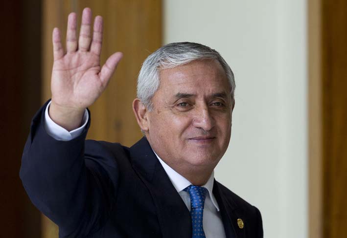 Presidente de Guatemala, Otto Pérez Molina - Foto: Ap