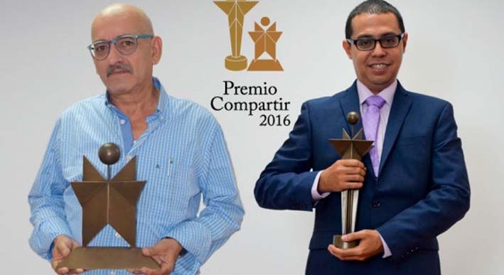 Fabián Moisés Padilla, recibió el galardón como “Gran Maestro 2016” de la Fundación Compartir.