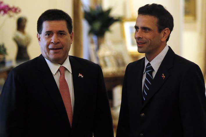 Paraguay rechazó el miércoles el presunto traspaso de la presidencia temporal del Mercosur de Uruguay a Venezuela.