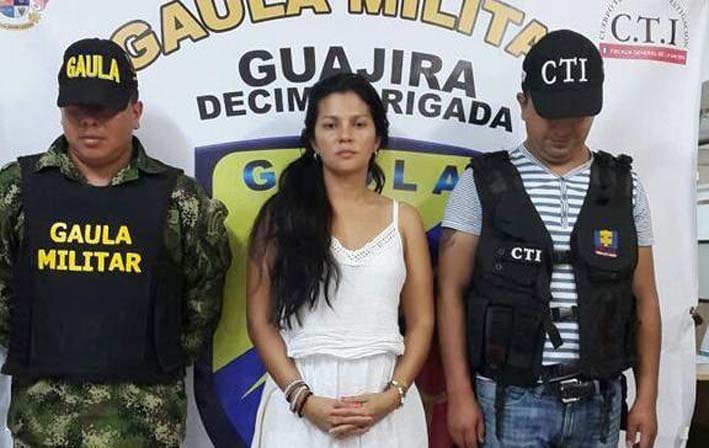 Liliana Guadita Baquero es la mujer que fue sorprendida en flagrancia exigiendo la suma de 10 millones de pesos a un comerciante.