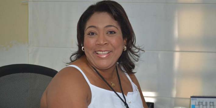 Ana Barón Toro, secretaria de Hacienda de Riohacha.