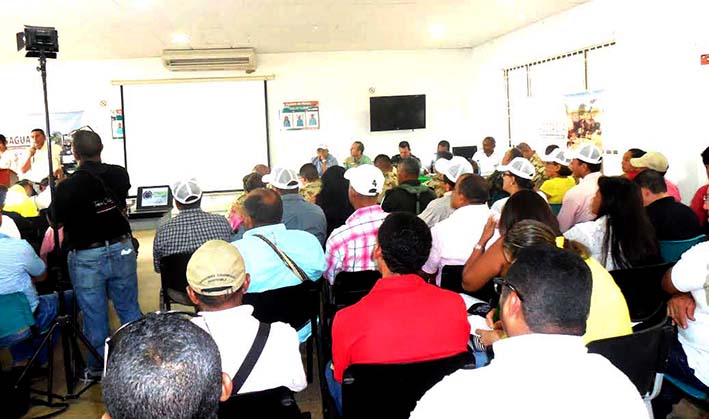 Los ganaderos del sur de La Guajira le pidieron mayor apoyo  estatal al Departamento, al igual que seguridad tanto al comandante de Policía como al del Ejército para combatir la inseguridad.