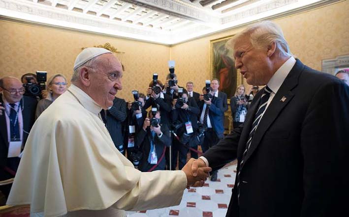 Donald Trump, y el papa Francisco, dos líderes con estilos radicalmente diferentes, se reunieron el miércoles en el Vaticano. 
