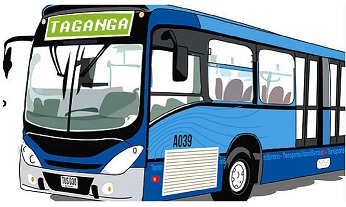 Así lucirán a partir del mes de julio los buses que hacen la ruta de Taganga, que le facilita a los usuarios identificar las ruta de los buses de servicio público.