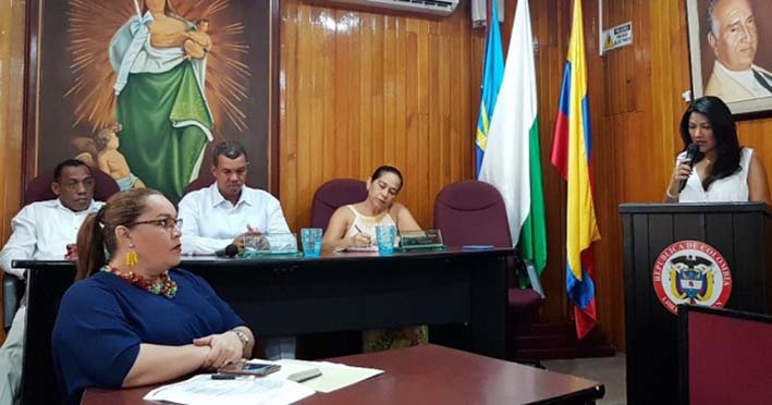 El tercer período de sesiones ordinarias del Concejo Distrital, fue clausurado por la alcaldesa encargada del Distrito de Riohacha, Isseth Tatiana Barros Brito.