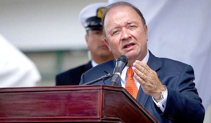 Luis Carlos Villegas, ministro de Defensa. 