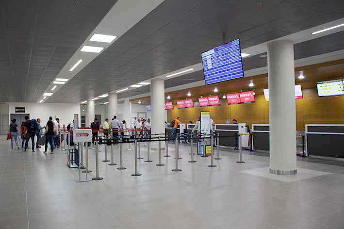 Aeropuerto Internacional Simón Bolívar, Santa Marta.