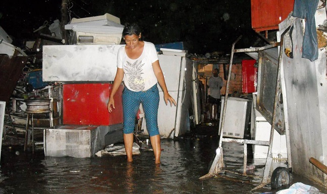 Inundaciones en varios municipios de La Guajira.