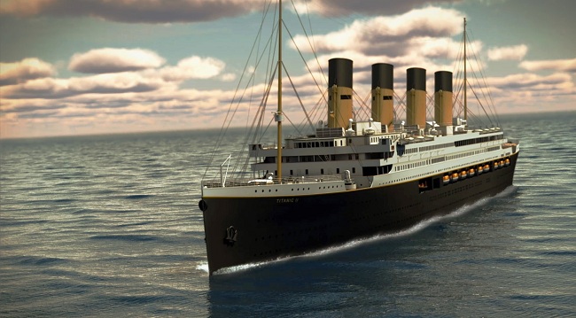 Infografía de cómo será el Titanic II que está construyendo la compañía BSL con sede en Australia. Fotos: Blue Star Line/Titanic