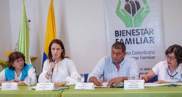 La directora del ICBF, Juliana Pungiluppi, quien lazó el programa en Riohacha señaló que “Atender la crisis en La Guajira es uno de los retos más importantes".
