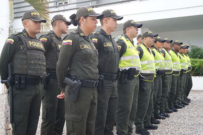 60 nuevos uniformados estarán apoyando a los uniformados que están en Riohacha.