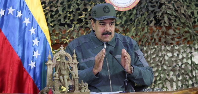Nicolás Maduro, Presidente de Venezuela, juramentado el pasado jueves para otros seis años en el Palacio de Miraflores