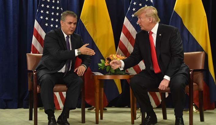 El próximo miércoles 13 de febrero los mandatarios Trump y Duque, discutirán los esfuerzos en marcha "para restaurar la democracia en Venezuela" y las alianzas estratégicas en la región.