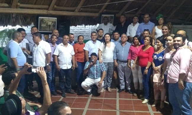 Meimbros del Partido Verde reunidos en la ciudad de Santa Marta.