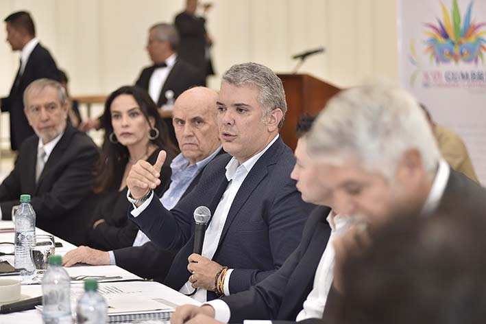 Las reuniones entre el presidente Iván Duque y los representantes de diferentes partidos tendrán lugar en la Casa de Nariño. Foto: Presidencia