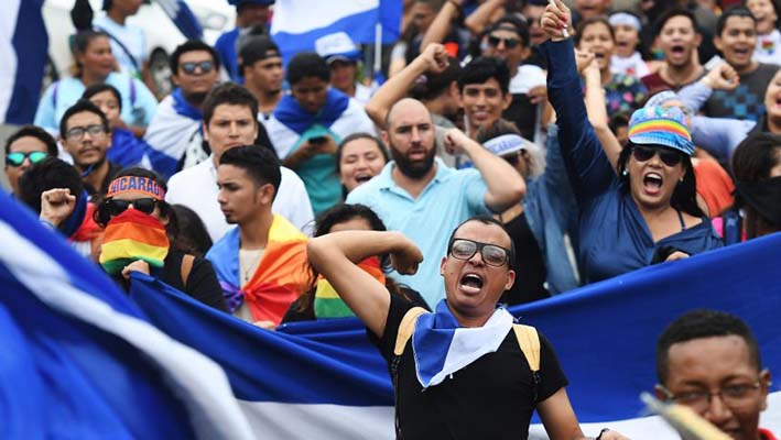 El paro, que se extendió las 24 horas, vació las calles de Nicaragua y detuvo casi la totalidad de las actividades comerciales y sociales