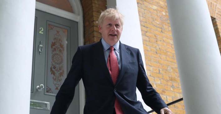 Boris Johnson, vio enturbiada su campaña con la publicación de un altercado doméstico