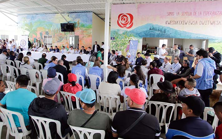 La Misión de Verificación de la ONU en Colombia indicó que en la visita al Cauca se busca también dialogar con los líderes sociales para acompañarlos "en sus esfuerzos por defender la vida a pesar de los desafíos que enfrentan en sus garantías de seguridad".